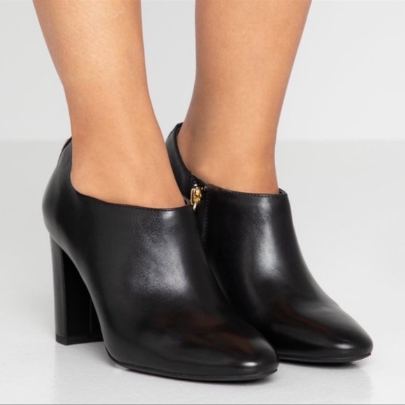 Aubree Leather Ankle Booties 11 - Picture 3 of 7